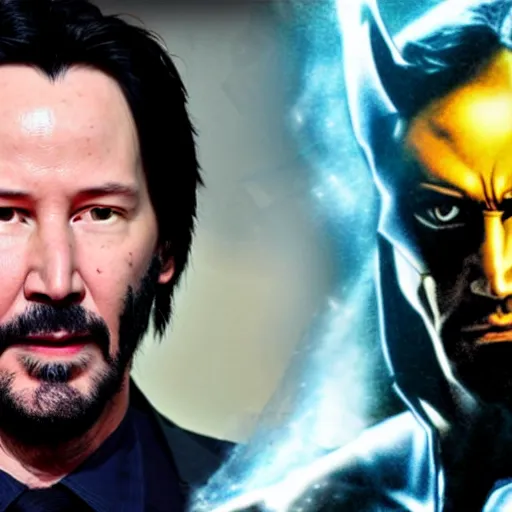 Image similar to keanu reeves as x men wolverine, marvel movie