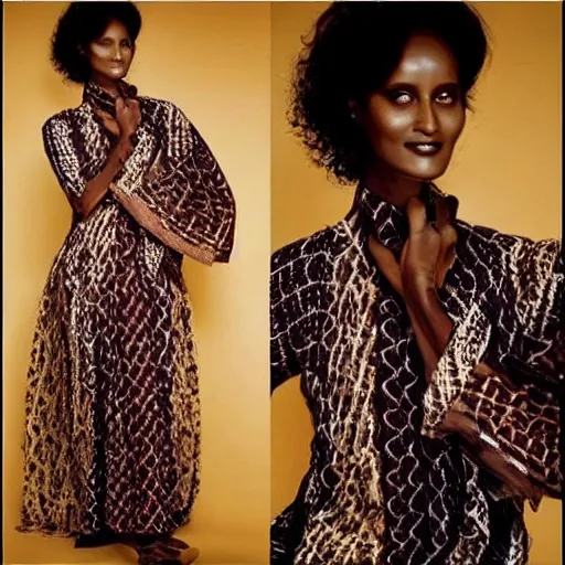 Prompt: somali model, waris dirie, warsan shire, beautiful, somali attire, vintage, intricate