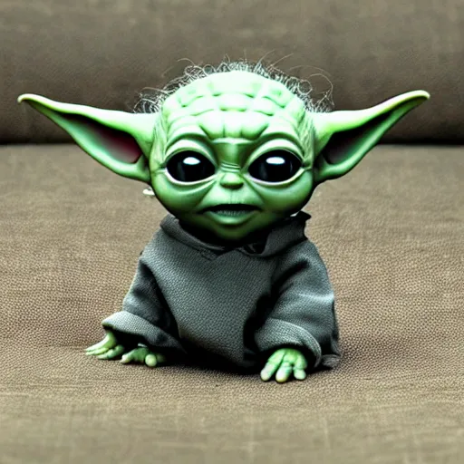 Image similar to baby Yoda In the walking dead 4k detailed super realistic