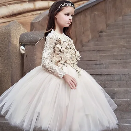 Image similar to a haute couture princess dress