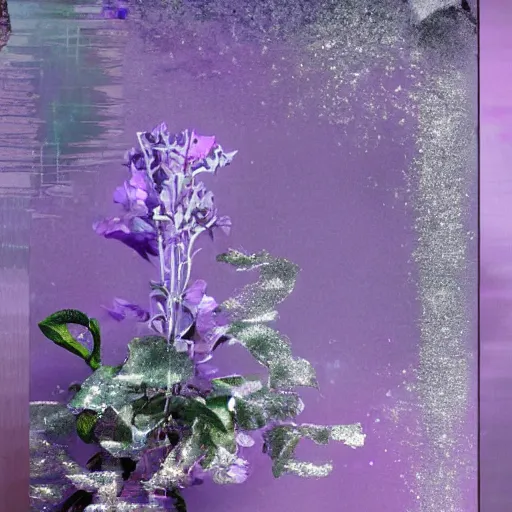 Image similar to crystethereal lavender atrium manipulation layeredinfusion lilac silver silver fuji pastel lilac sparkle fuji surreal creations serene lilac sparkle grey lilac weeping abstract collage