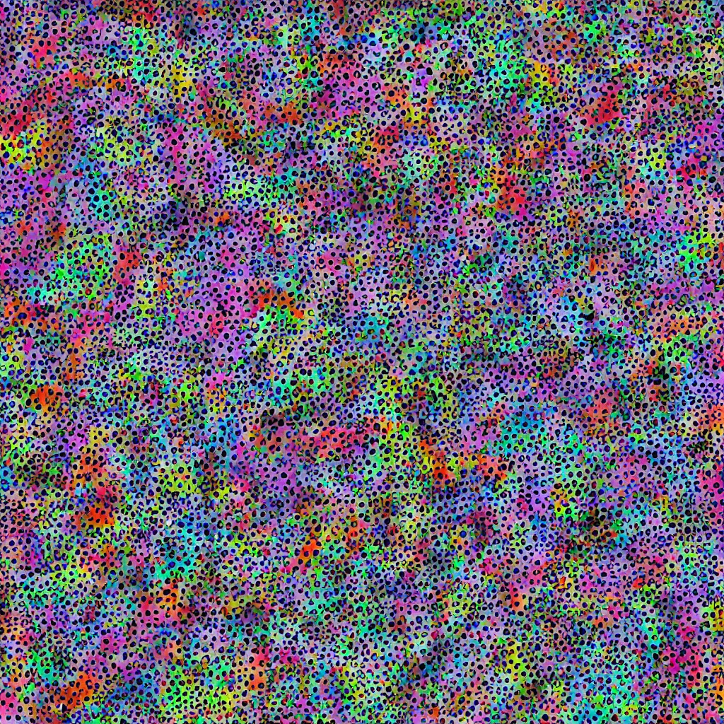 Image similar to camo made of laughing, abstract, jet set radio artwork, cryptic, varying dots, spots, asymmetry, stipple, lines, splotch, color tearing, pitch bending, faceless people, dark, ominous, eerie, hearts, minimal, points, technical, old painting, neon colors, folds