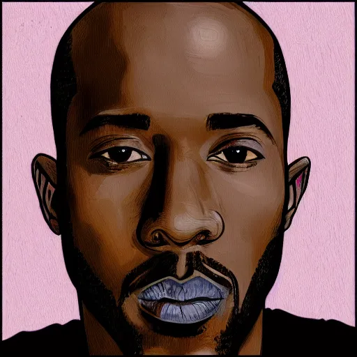 Prompt: detailed portrait of freddie gibbs