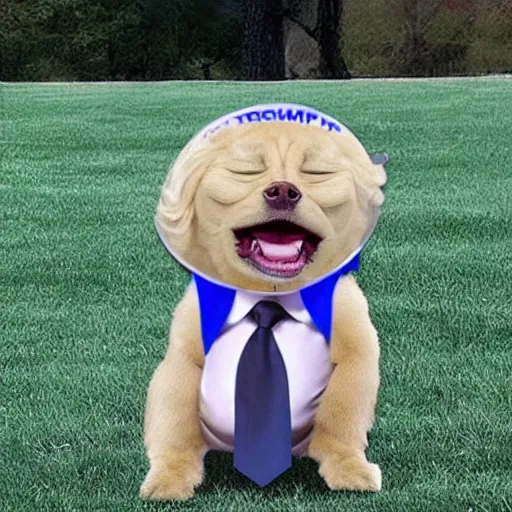 Image similar to donald trump as a dog