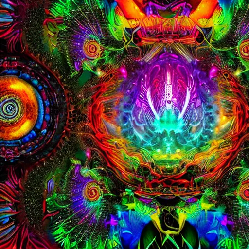 Image similar to psytrance artwork 4 k digital trending on art station magic land full of mushrooms