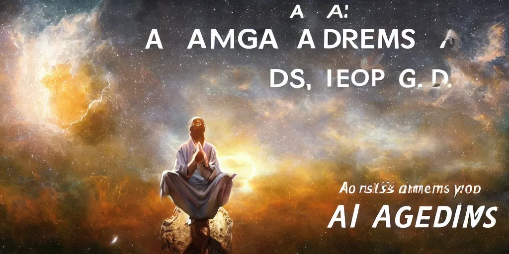 Prompt: a. i. dreams of god