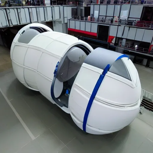 Image similar to unique design of escape pod