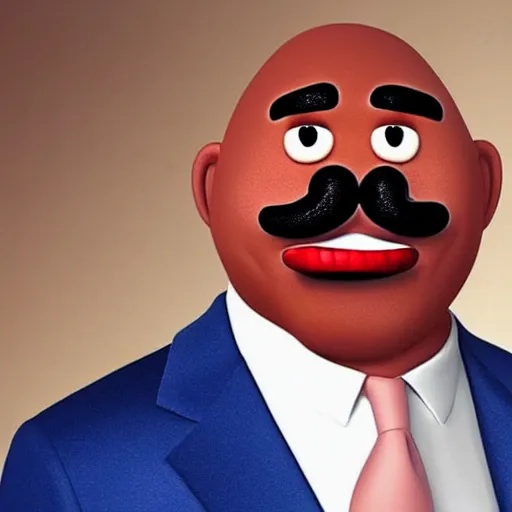 Prompt: Mr. Potato Head Totally Looks Like Steve Harvey