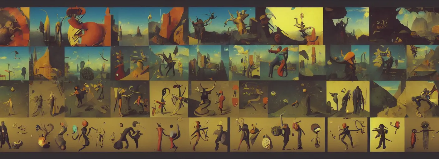 Image similar to full - body surreal colorful boardgame rpg character concept art anatomy, action pose, very coherent and colorful high contrast masterpiece by norman rockwell franz sedlacek hieronymus bosch dean ellis simon stalenhag rene magritte gediminas pranckevicius, dark shadows, sunny day, hard lighting, reference sheet white! background