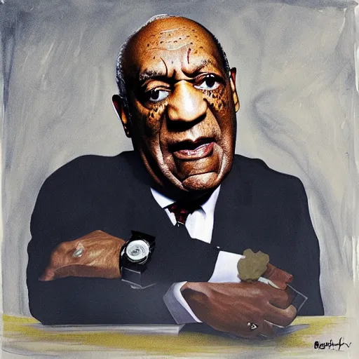 Image similar to bill cosby : mixologist, portrait by bastien chapitaux