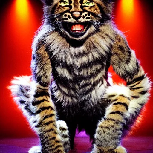 Prompt: 📷 rum tum tugger, cats musical 1 9 9 8, dynamic lighting, portait