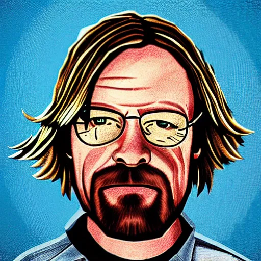 Image similar to Walter White as kurt cobain