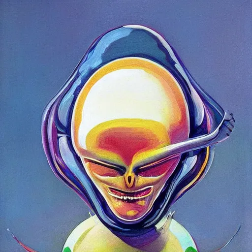 Image similar to alien by wayne thiebaud