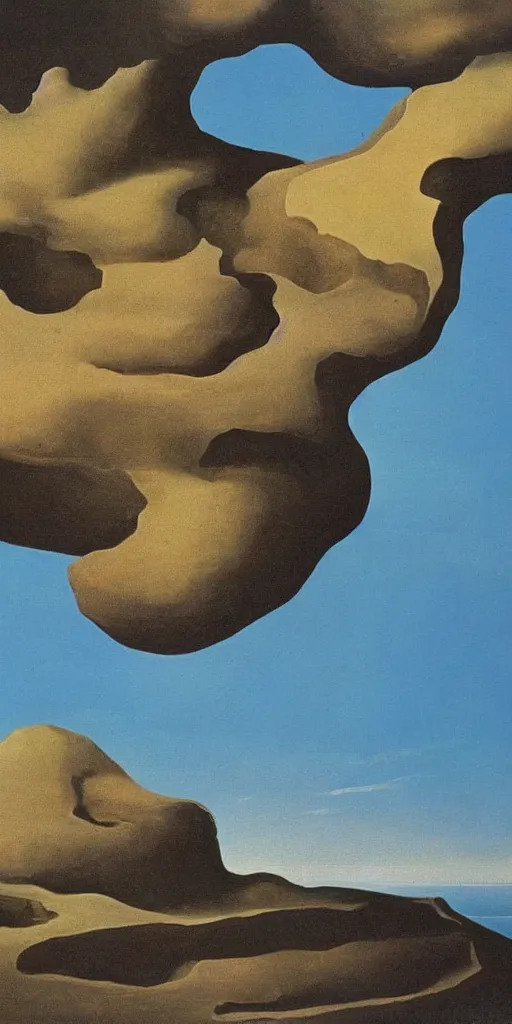 Prompt: A surrealist oil painting of a desiccated earth. Salvador Dali. Museum Quality.