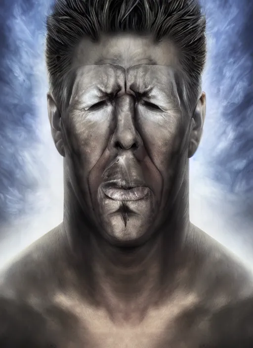 Image similar to the hyper - realistic portrait of god of dreams, sandman, netflix, digital art, 4 k