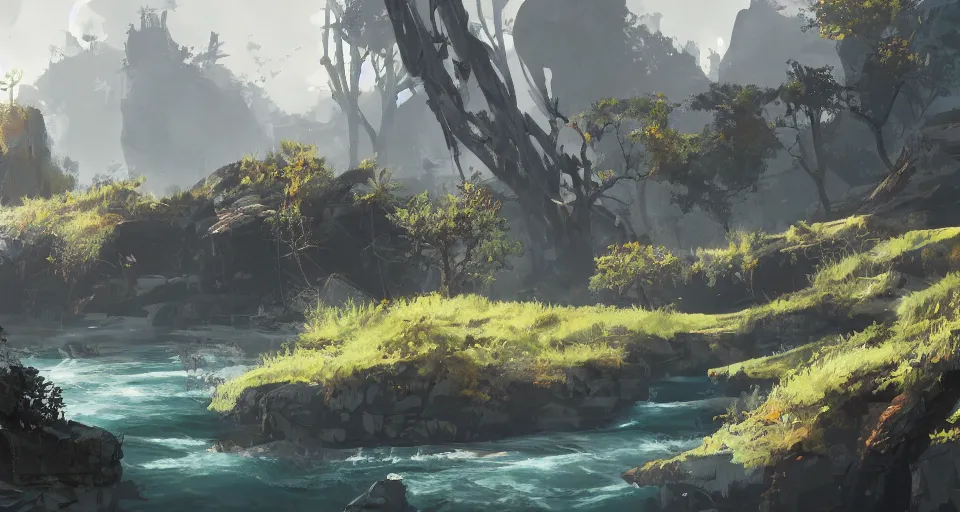 Prompt: environment painting. credit :. fzd school of design.