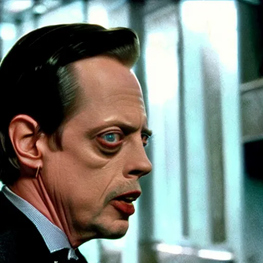 Prompt: film still of steve buscemi in Batman, 4k