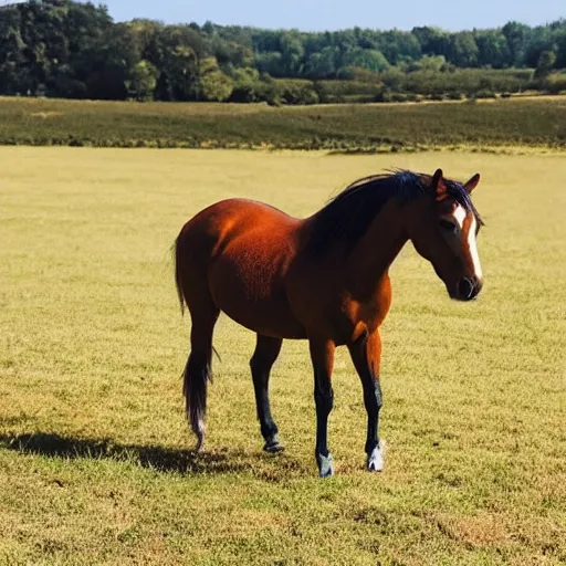 Prompt: a photo of a horse