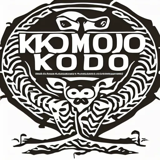 Image similar to logo for a company called komodo, graphic design, vector, illustrator