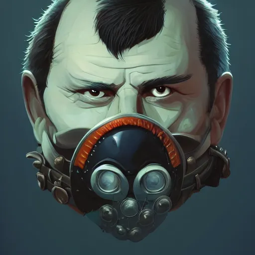 Image similar to face icon stylized minimalist mad max 2 : the road warrior, loftis, cory behance hd by jesper ejsing, by rhads, makoto shinkai and lois van baarle, ilya kuvshinov, rossdraws global illumination