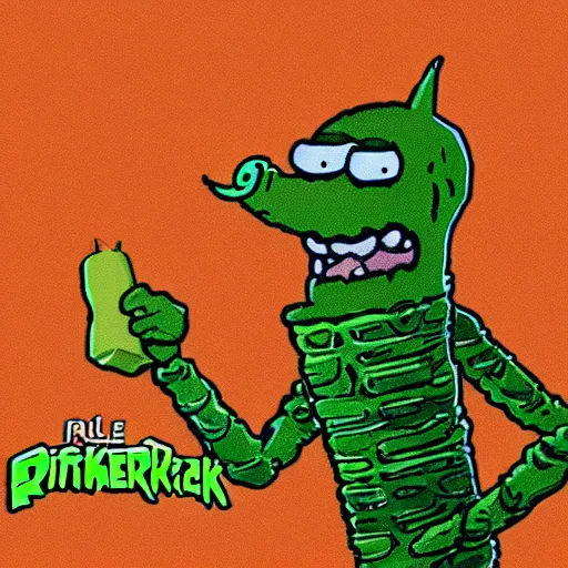 Image similar to pickle rick