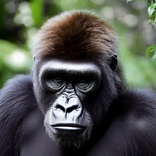 Prompt: willem dafoe in a gorilla suit