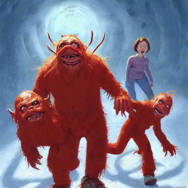 Image similar to john mcready and childs from the thing 1 9 8 2 movie, by stanley artgerm lau, wlop, rossdraws, frank frazetta, andrei riabovitchev, marc simonetti