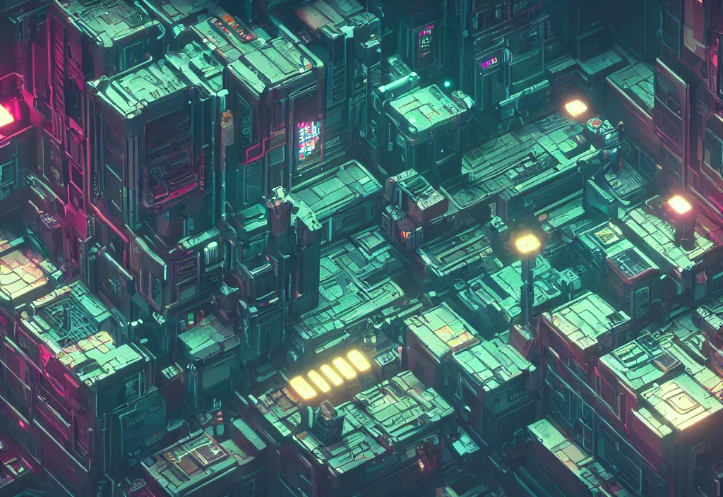 Image similar to cyberpunk house, magicavoxel cinematic lighting, 4k