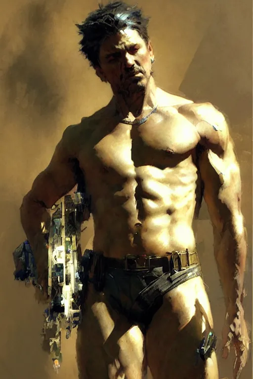 Image similar to attractive man, painting by gaston bussiere, craig mullins, j. c. leyendecker, yoji shinkawa