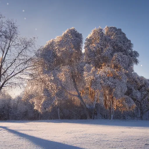 Prompt: Ashes in Winter Light