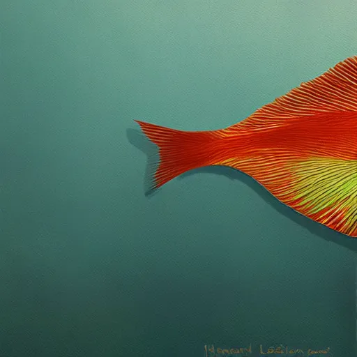 Image similar to A fish with fake eyelashes, digital art, photorealistic