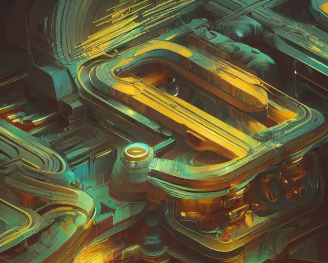 Image similar to silkhoney factory, intricate abstract. intricate artwork, by tooth wu, wlop, beeple, dan mumford. concept art, octane render, trending on artstation, greg rutkowski very coherent symmetrical artwork. cinematic, key art, hyper realism, high detail, octane render, 8 k, iridescent accents