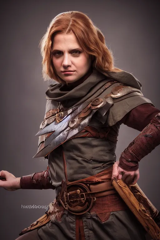 Image similar to a female DND human, high resolution film still, 8k, HDR colors, cosplay, studio lighting