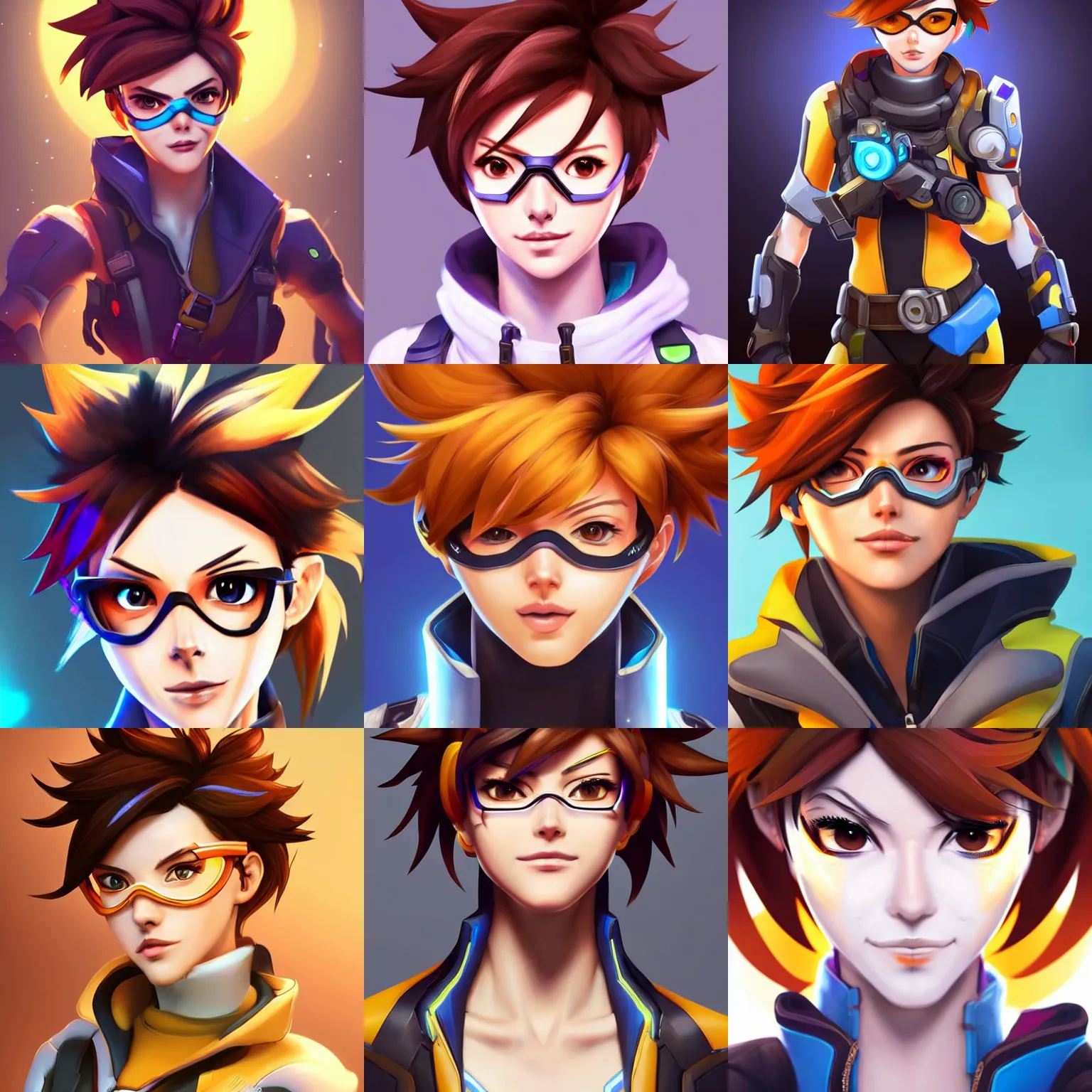 The Colorful Characters Of Overwatch  Overwatch tracer, Character art,  Tracer art