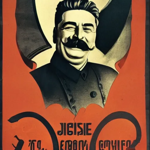 Image similar to josef stalin is eating children