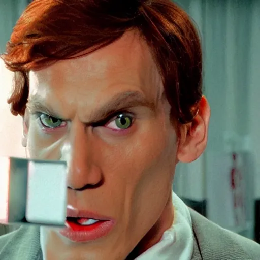 Image similar to Live Action Still of Jerma in A Clockwork Orange, real life, hyperrealistic, ultra realistic, realistic, highly detailed, epic, HD quality, 8k resolution, body and headshot, film still