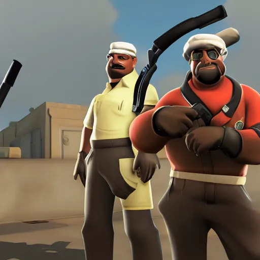 Image similar to abu in team fortress 2, 4k