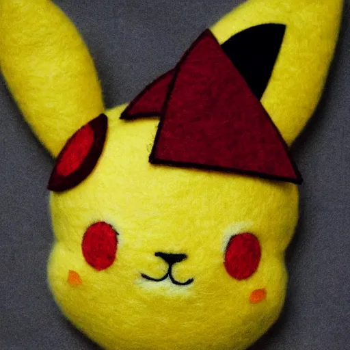 Image similar to a felt Pikachu