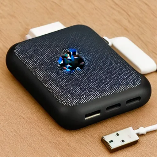 Prompt: power bank with apple watch charger