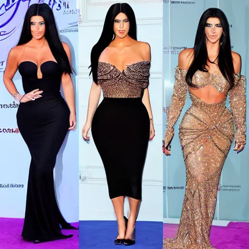 Image similar to The lost fourth Kardashian sister