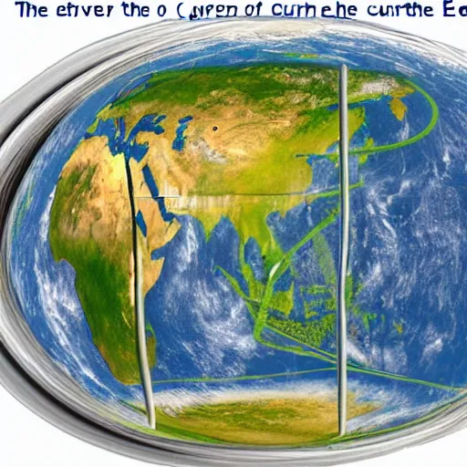 Image similar to the curvature of the earth