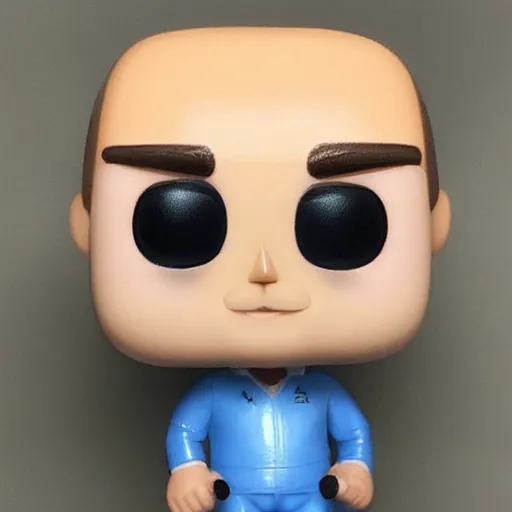 Prompt: “ very photorealistic photo of a gene takovic funko pop, award - winning details ”