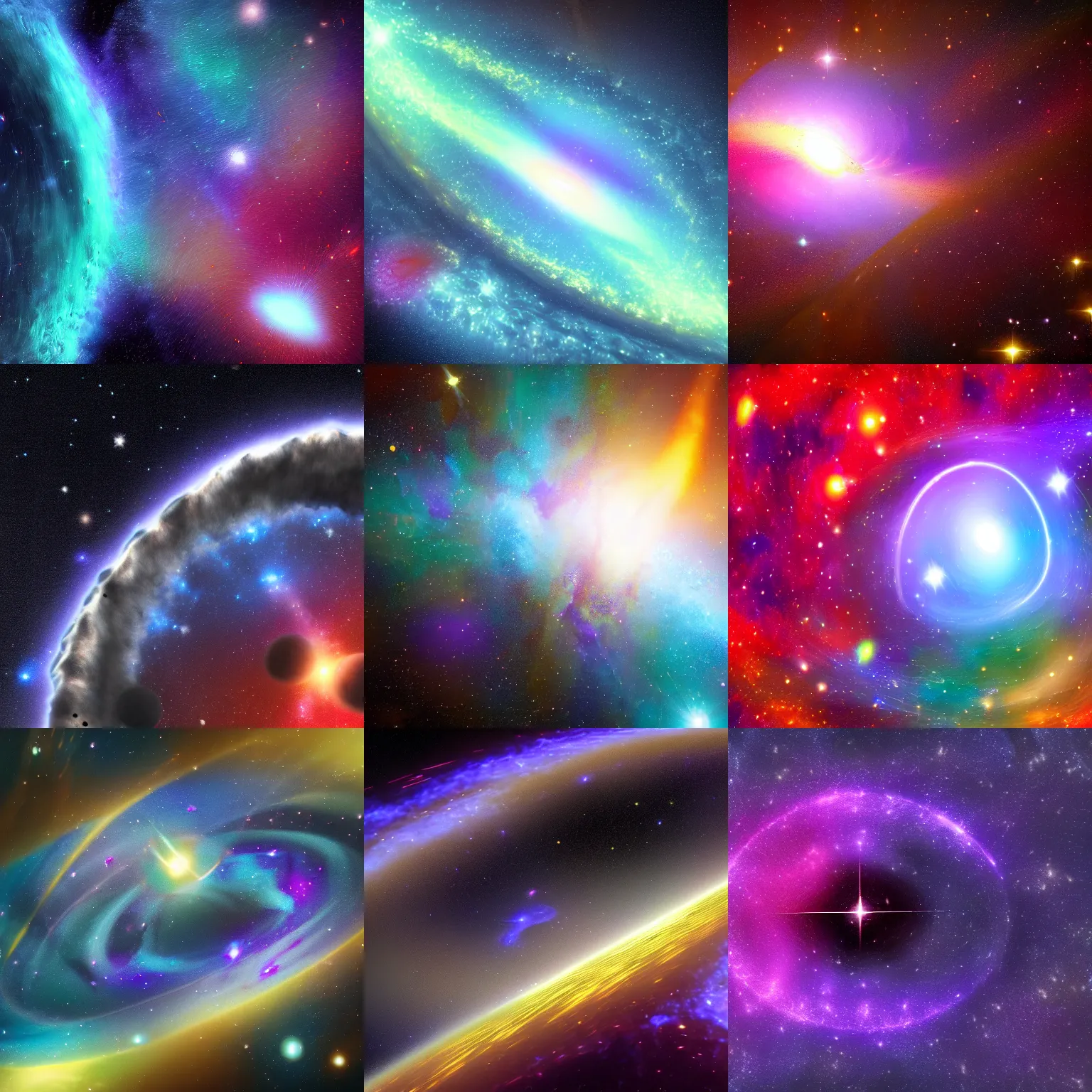Prompt: dark matter circling a galaxy, space, ultra hd, 8k, NASA, digital art