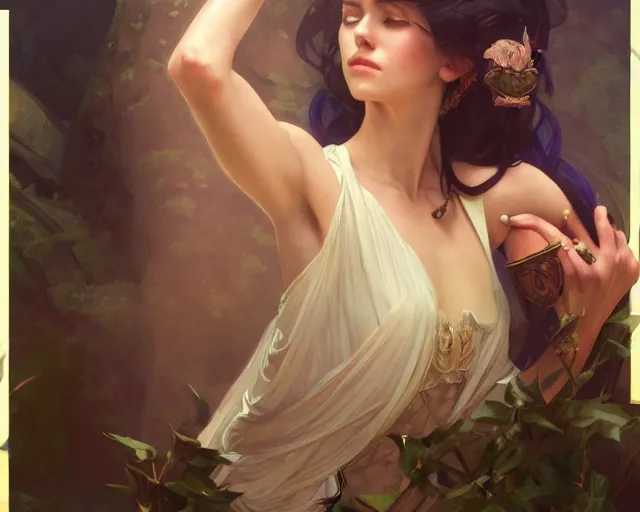 Image similar to photography of edward steichen, deep focus, d & d, fantasy, intricate, elegant, highly detailed, digital painting, artstation, concept art, matte, sharp focus, illustration, hearthstone, art by artgerm and greg rutkowski and alphonse mucha