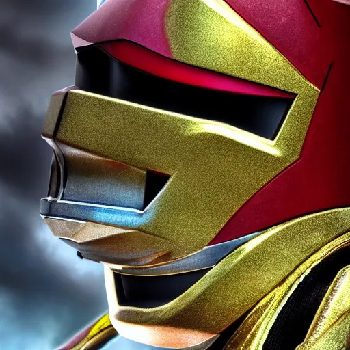 Prompt: power ranger saber close up view highly detailed HDR m