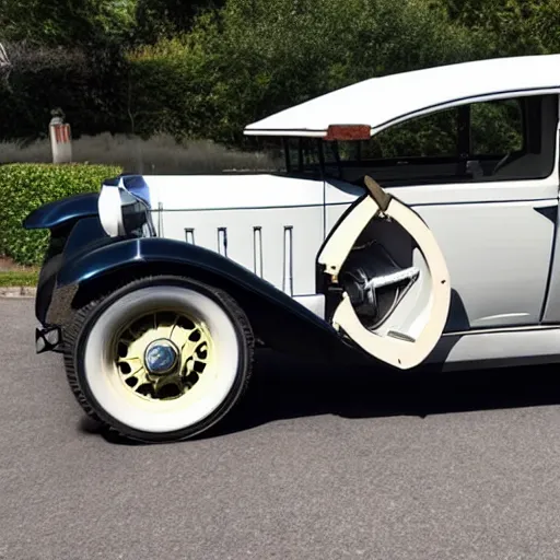 Image similar to 1930 Tesla Model X