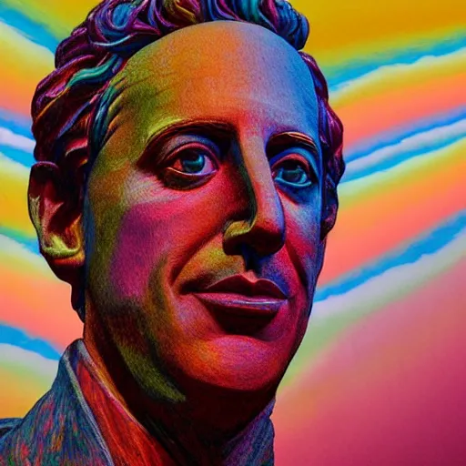 Prompt: hyperrealistic mixed media image of a statue of jerry seinfeld made entirely of multicolored dry noodles, stunning 3 d render inspired art by istvan sandorfi and greg rutkowski, perfect facial symmetry, realistic, highly detailed attributes and atmosphere, dim volumetric cinematic lighting, 8 k octane extremely hyper - detailed render, post - processing, masterpiece,