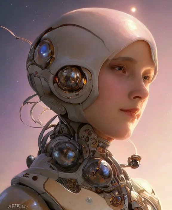 Prompt: simplicity, portrait of a adorable childlike alien insect, milky way environment, ultra realistic, concept art, intricate details, cheerful, highly detailed, photorealistic, octane render, 8 k, unreal engine. art by artgerm and greg rutkowski and alphonse mucha