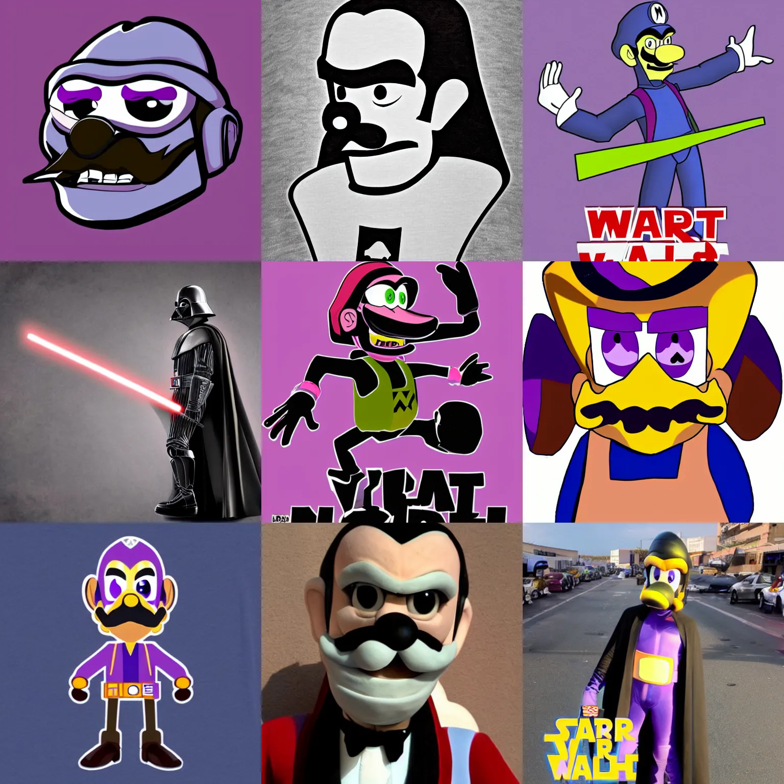 Prompt: darth waluigi