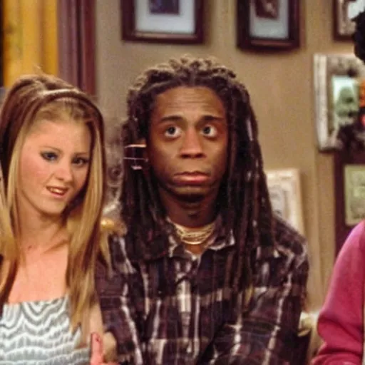 Image similar to a tv still of Lil' Wayne starring in Friends (1999)